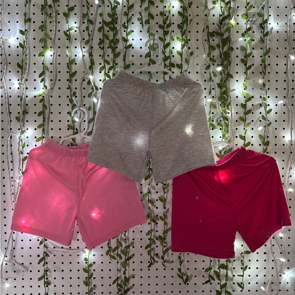 3pc girl shorts set size 5-6T
